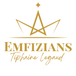 logo amefizians Logo avec la mention "Emfizians" et une fleur stylisée, axé sur la confiance en soi.